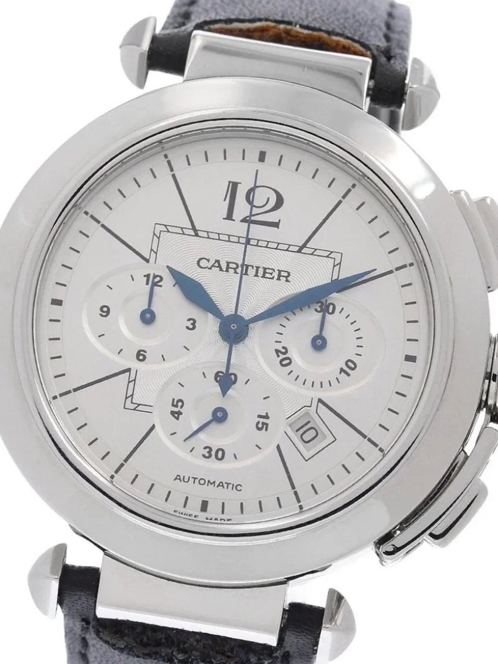 CARTIER Pasha 42MM W3108555 Chronograph Silver Dial Automatic Men's Watch_969024
